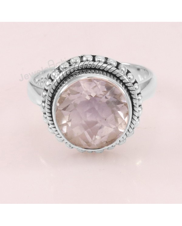 Crystal Quartz 925 Sterling Silver Ring