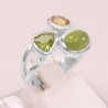 Idocrase Gemstone Ring 925 Sterling Silver Ring Peridot Ring