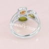 Idocrase Gemstone Ring 925 Sterling Silver Ring Peridot Ring