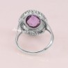 Amethyst Ring 925 Sterling Silver Ring Solitaire Gemstone Ring