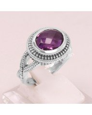 Amethyst 925 Sterling Silver Ring