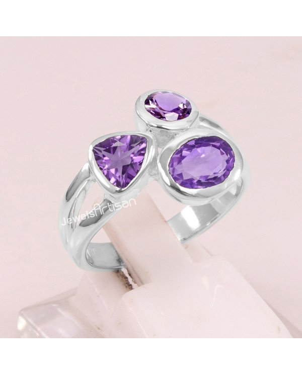 Amethyst 925 Sterling Silver Ring