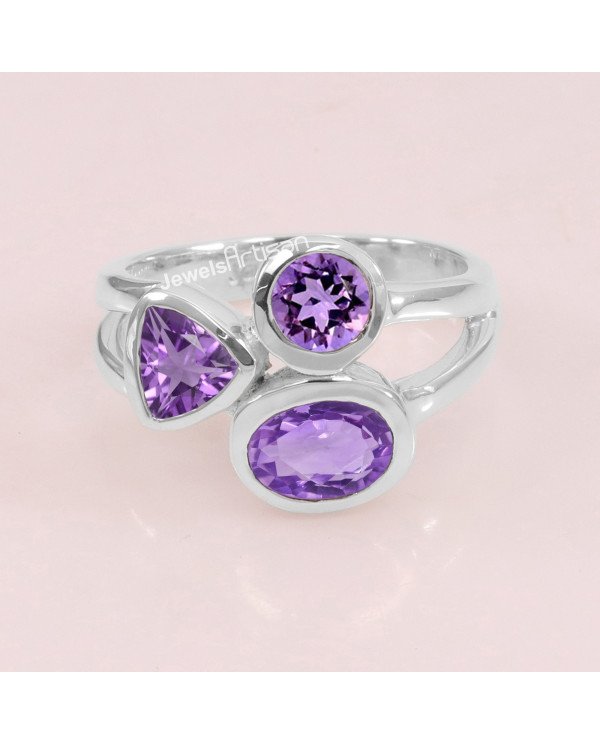 Amethyst 925 Sterling Silver Ring