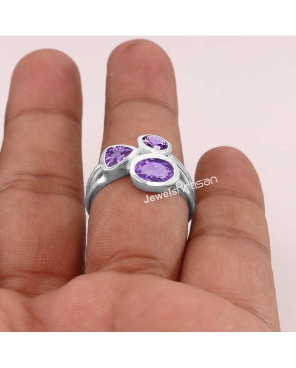 Amethyst 925 Sterling Silver Ring