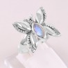 Moonstone Sterling Silver Butterfly design June Birthstone Ring