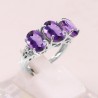 Amethyst 925 Sterling Silver Ring Handcrafted Ring