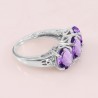 Amethyst 925 Sterling Silver Ring Handcrafted Ring