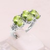 Peridot Gemstone 925 Sterling Silver Ring