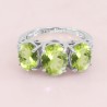 Peridot Gemstone 925 Sterling Silver Ring