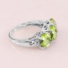 Peridot Gemstone 925 Sterling Silver Ring