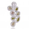 Peridot Pendant Prehnite Pendant 925 Silver Pendant Cluster Pendant