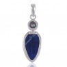 Sterling Silver Handcrafted Kyanite Mystic Quartz Pendant