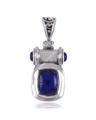 Lapis Lazuli Pendant 925 Silver Pendant Genuine Gemstone Pendant