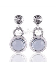 Sky Blue Topaz Earrings Drop Earrings 925 Sterling Silver Earrings