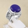 Lapis Lazuli 925 Sterling Silver Designer Ring