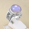 Moonstone 925 Sterling Silver June Birthstone Ring