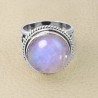 Moonstone 925 Sterling Silver June Birthstone Ring