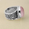 Pink Opal 925 Sterling Silver Handcrafted Ring