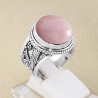 Pink Opal 925 Sterling Silver Handcrafted Ring