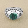925 Sterling Silver Malachite Ring