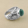 925 Sterling Silver Malachite Ring