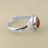 Red Onyx Gemstone Ring 925 Sterling Silver Classic Solitaire Ring