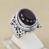 Black Onyx Sterling Silver Ring Genuine Gemstone Ring