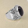 Black Onyx Sterling Silver Ring Genuine Gemstone Ring
