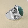 Malachite Gemstone 925 Sterling Silver Ring