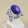 925 Sterling Silver Ring Lapis Lazuli Ring