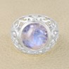Sterling Silver June Birthstone Moonstone Ring