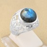 Labradorite 925 Sterling Silver Ring Handmade Ring