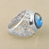 Labradorite 925 Sterling Silver Ring Handmade Ring