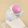 Pink Opal Ring 925 Sterling Silver Ring Unisex Ring