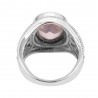 Rose Quartz Gemstone Ring 925 Sterling Silver Ring