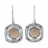Citrine Earring 925 Sterling Silver Dangle Statement Earring