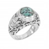 Turquoise Ring 925 Sterling Silver Statement Ring
