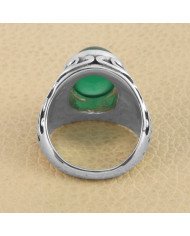 Green Onyx Ring Solid 925 Sterling Silver Ring