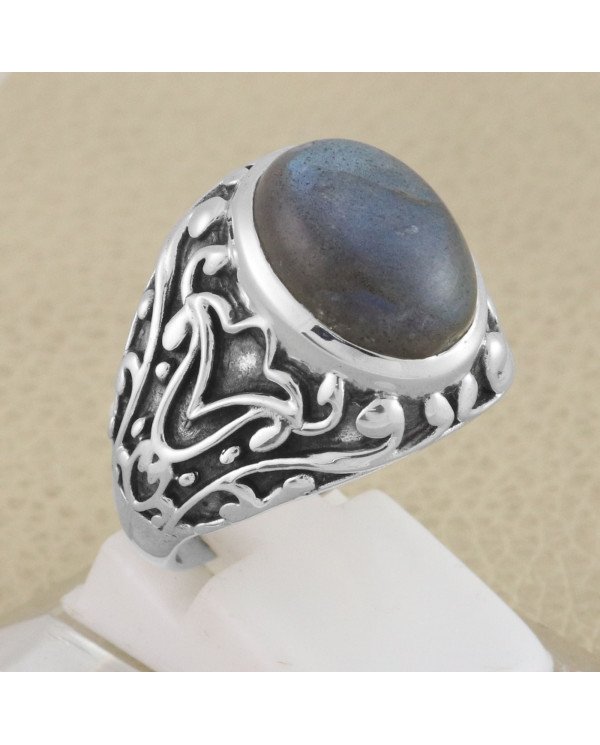 Labradorite Ring 925 Sterling Silver Gemstone Ring