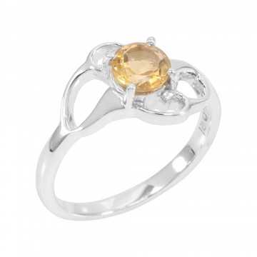 Citrine Ring 925 Sterling Silver Gemstone Ring