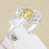 Citrine Ring 925 Sterling Silver Gemstone Ring
