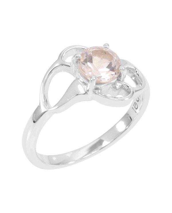 Crystal Quartz Ring 925 Sterling Silver Gemstone Ring