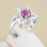 Purple Copper Turquoise Ring 925 Sterling Silver Gemstone Handcrafted Ring
