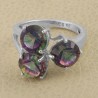 Mystic Topaz Ring 925 Sterling Silver Ring Mystic Quartz Ring
