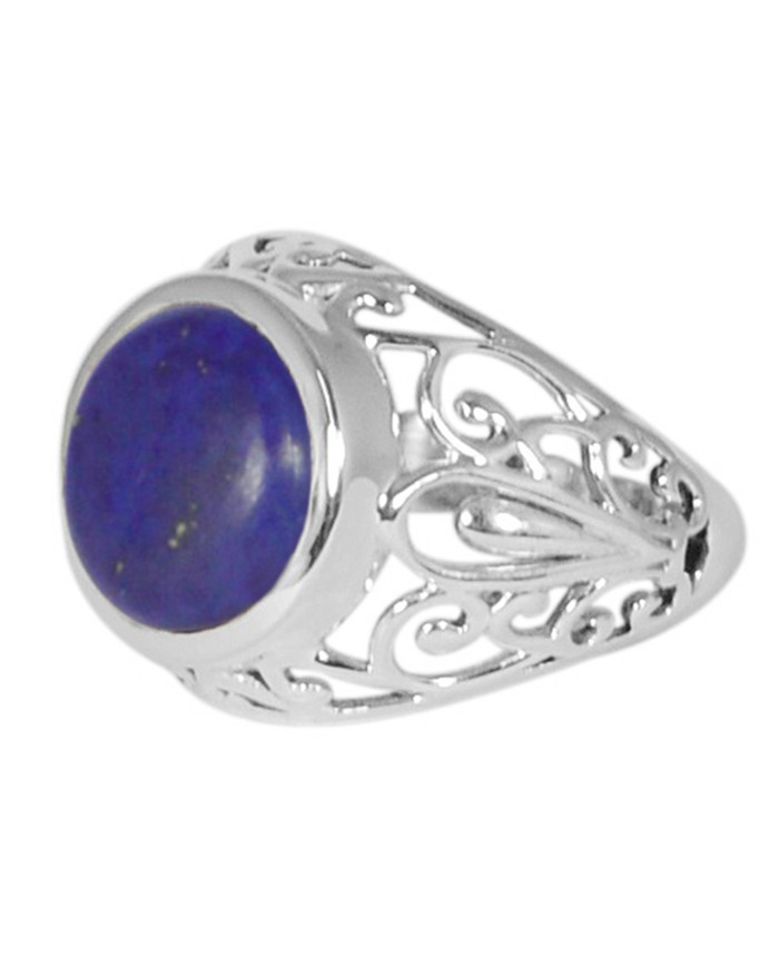 Lapis Lazuli 925 Sterling Silver Designer Silver Ring