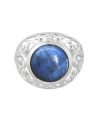Labradorite 925 Sterling Silver Ring Handmade Ring