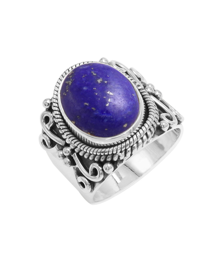 925 Sterling Silver Ring Lapis Lazuli Ring