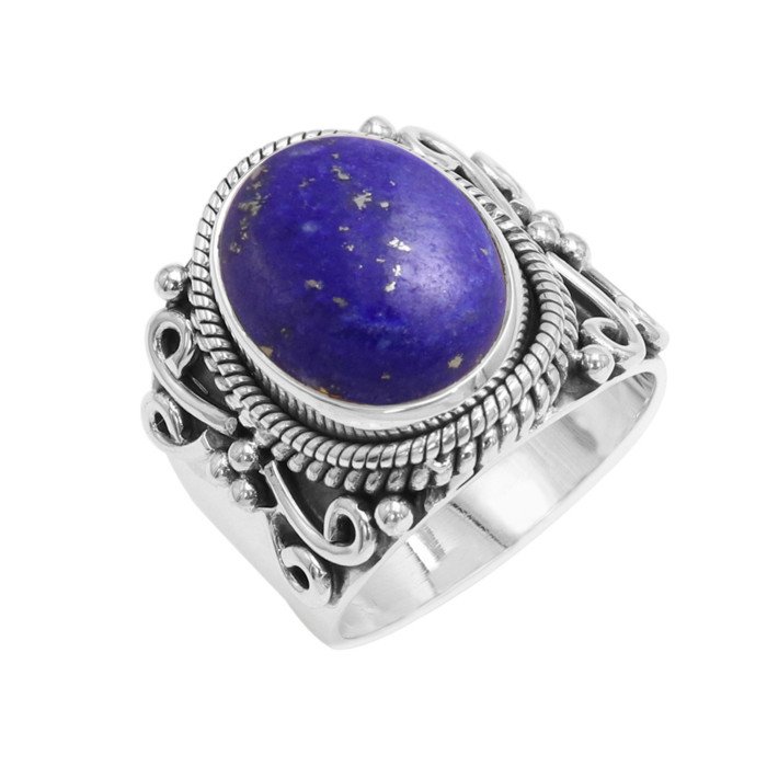 925 Sterling Silver Ring Lapis Lazuli Ring