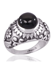 Black Onyx 925 Sterling Silver Men’s Ring