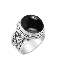 Black Onyx 925 Sterling Silver Handmade Ring
